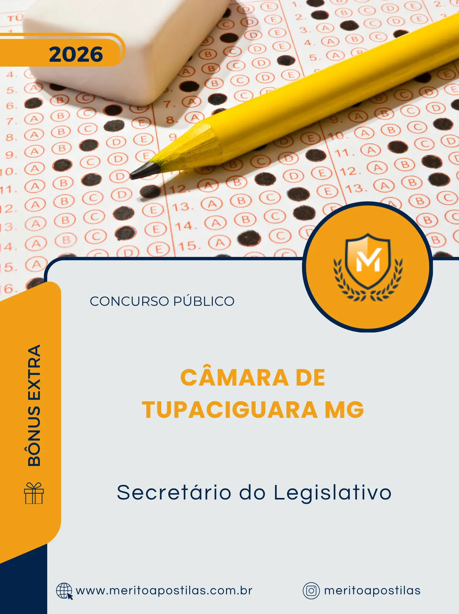 Apostila Secretário do Legislativo Câmara de Tupaciguara MG 2026