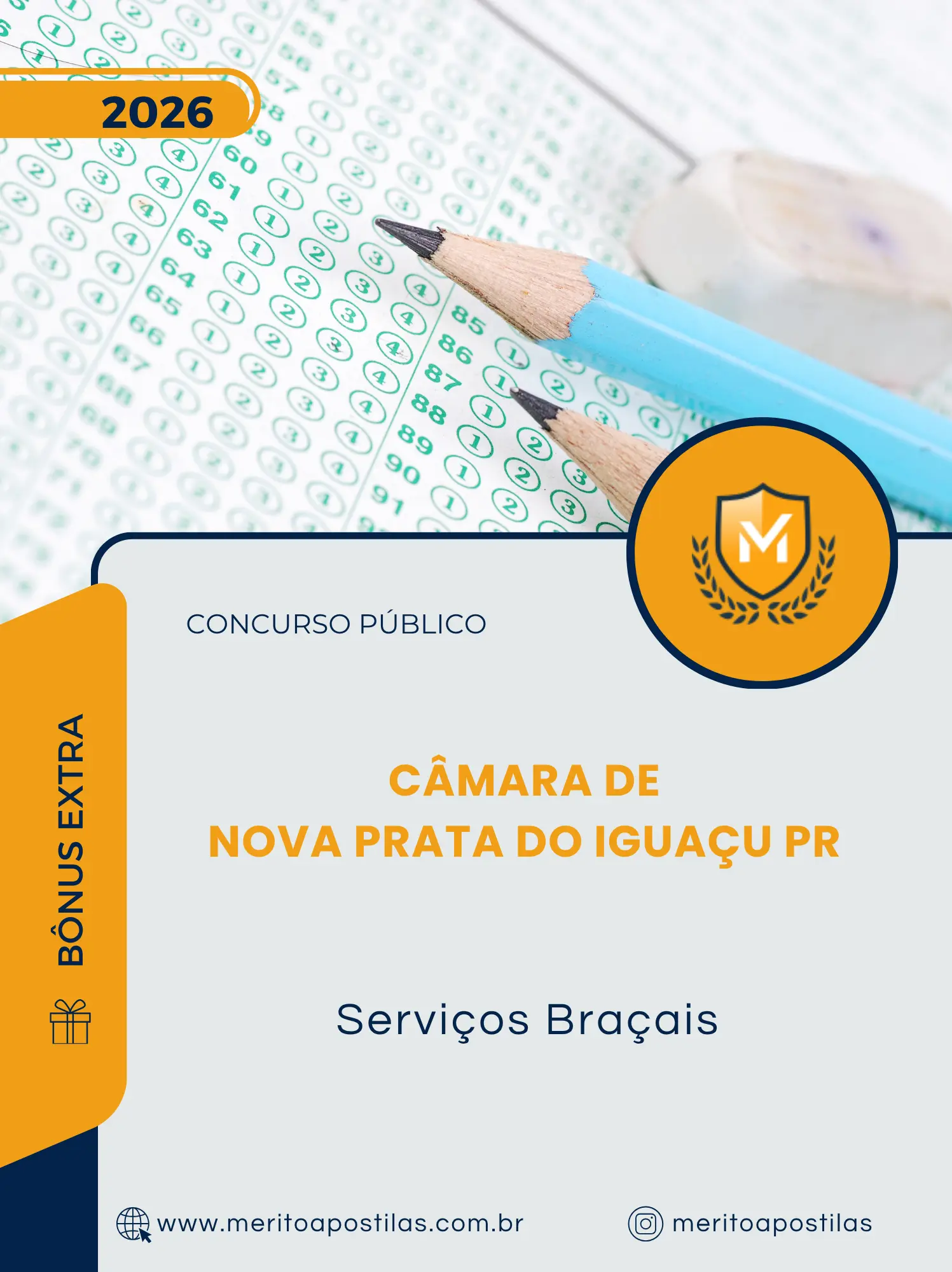 Apostila Serviços Braçais Câmara de Nova Prata do Iguaçu PR 2026