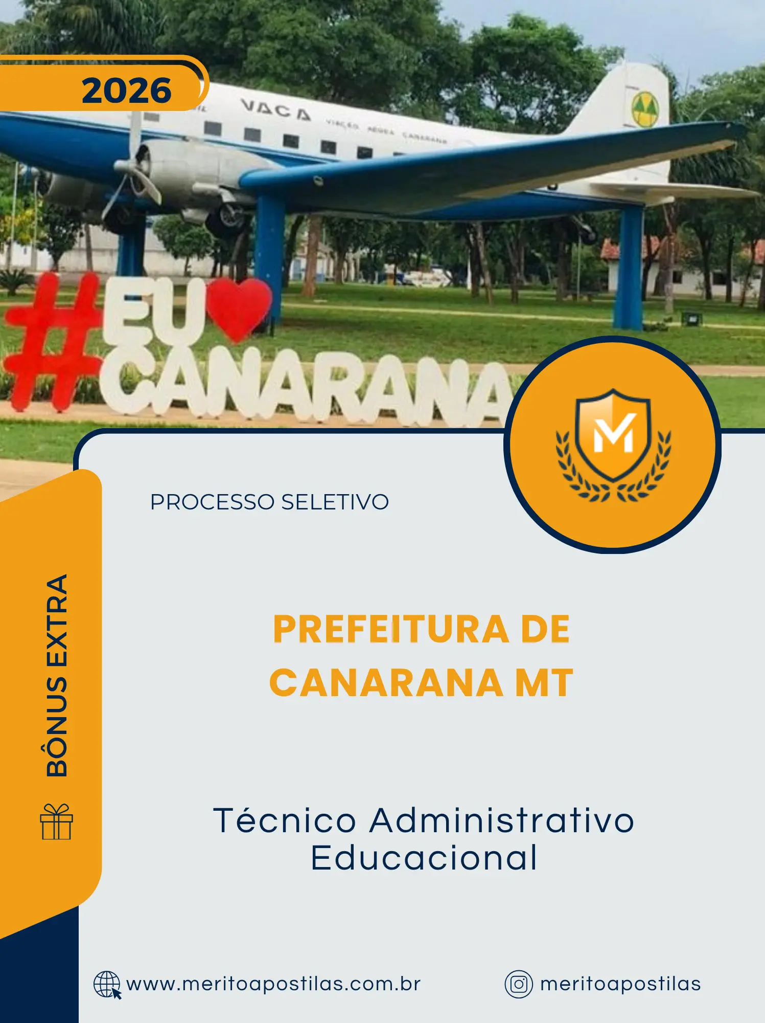 Apostila Técnico Administrativo Educacional Prefeitura de Canarana MT 2026