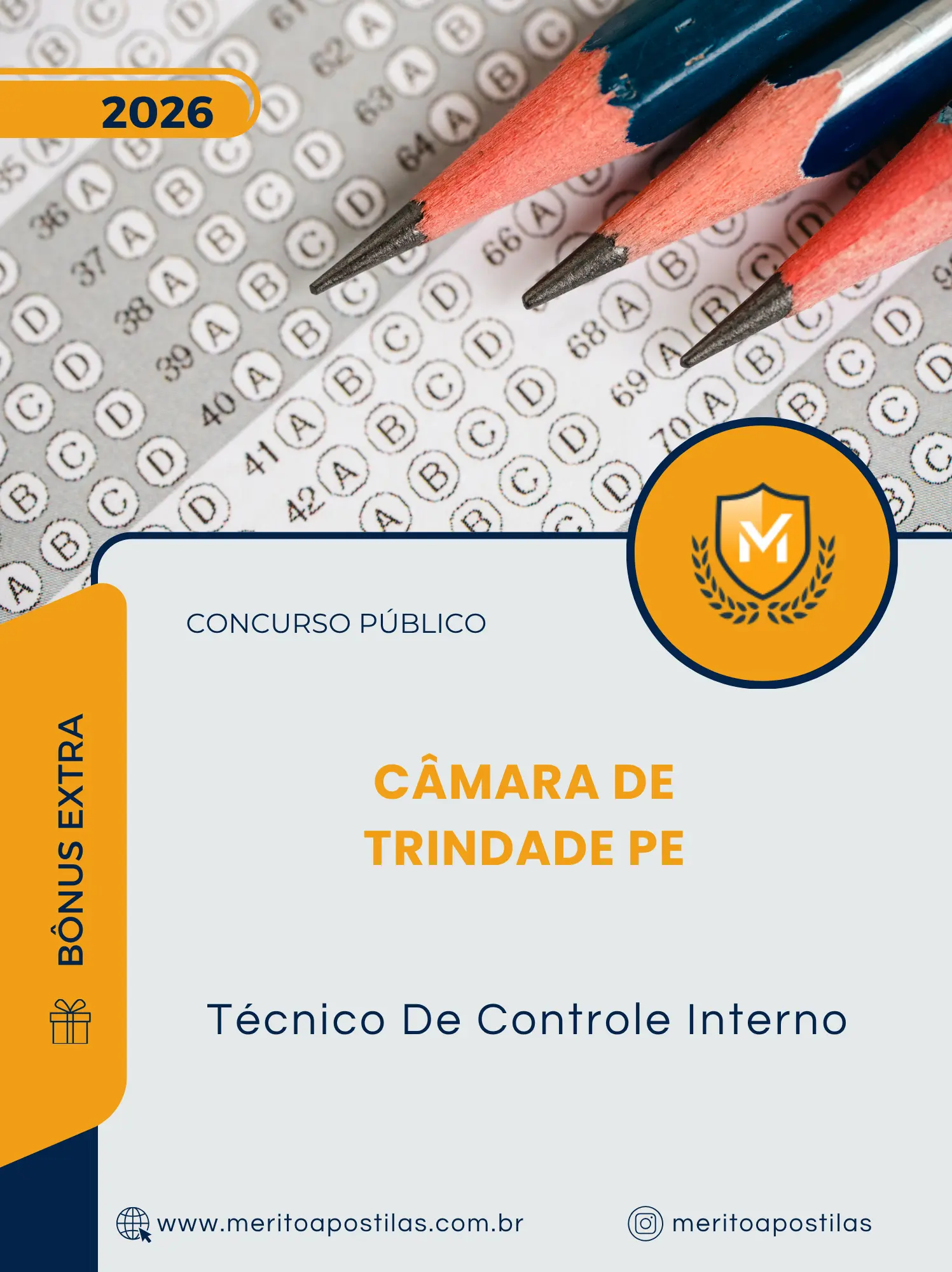 Apostila Técnico De Controle Interno Câmara de Trindade PE 2026