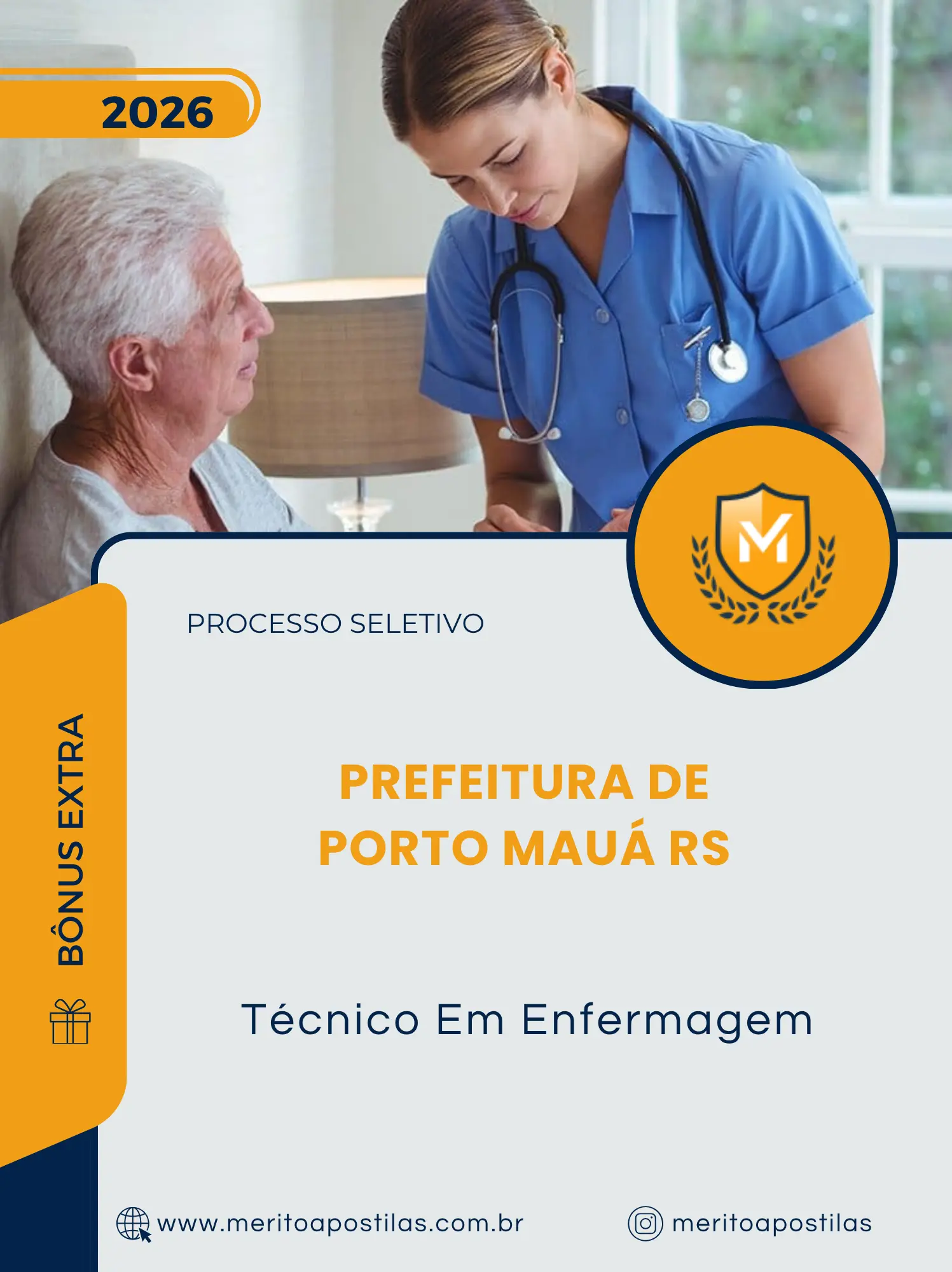 Apostila Técnico Em Enfermagem Prefeitura de Porto Mauá RS 2026
