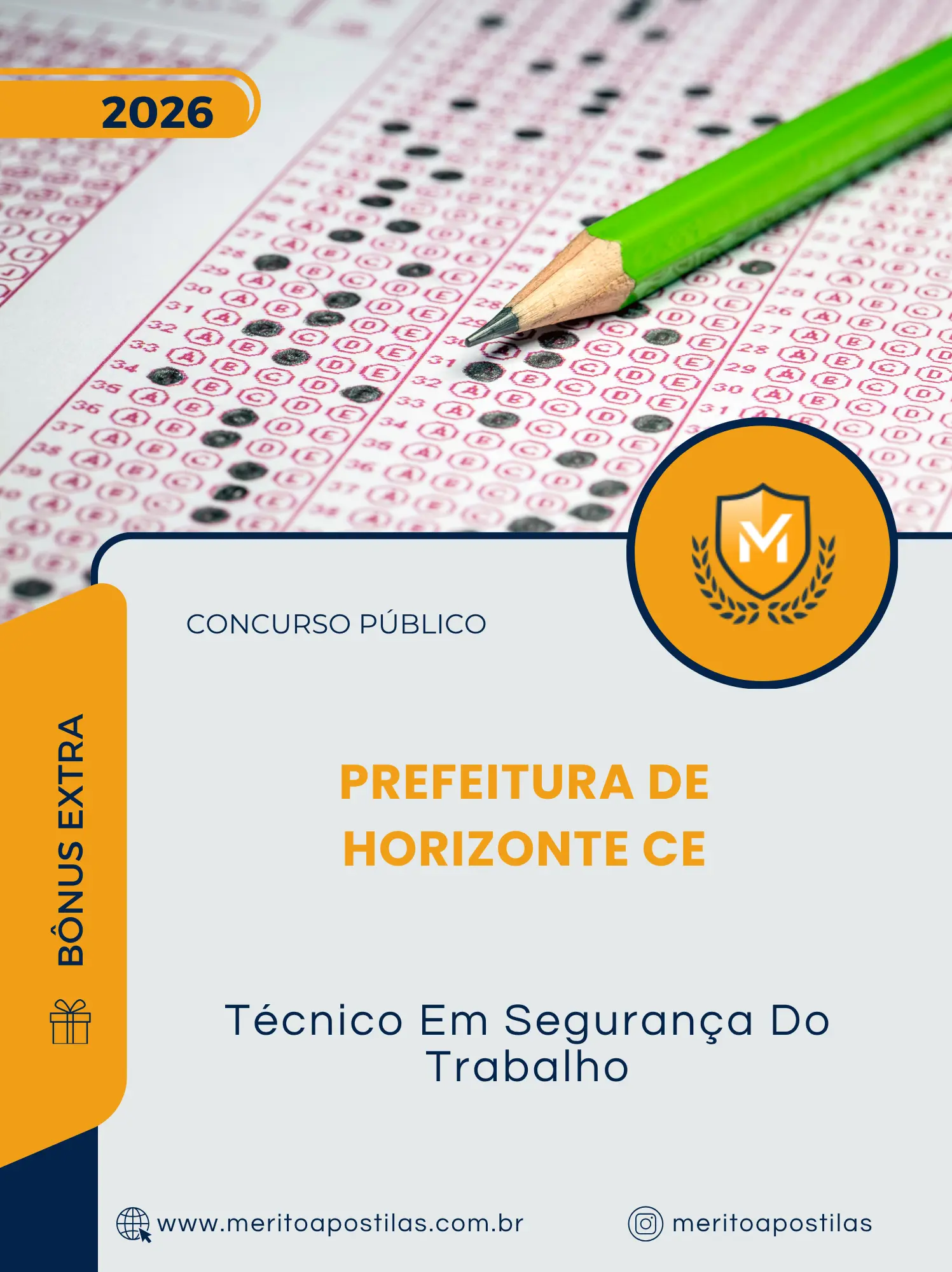 Apostila Técnico Em Segurança Do Trabalho Prefeitura de Horizonte CE 2026