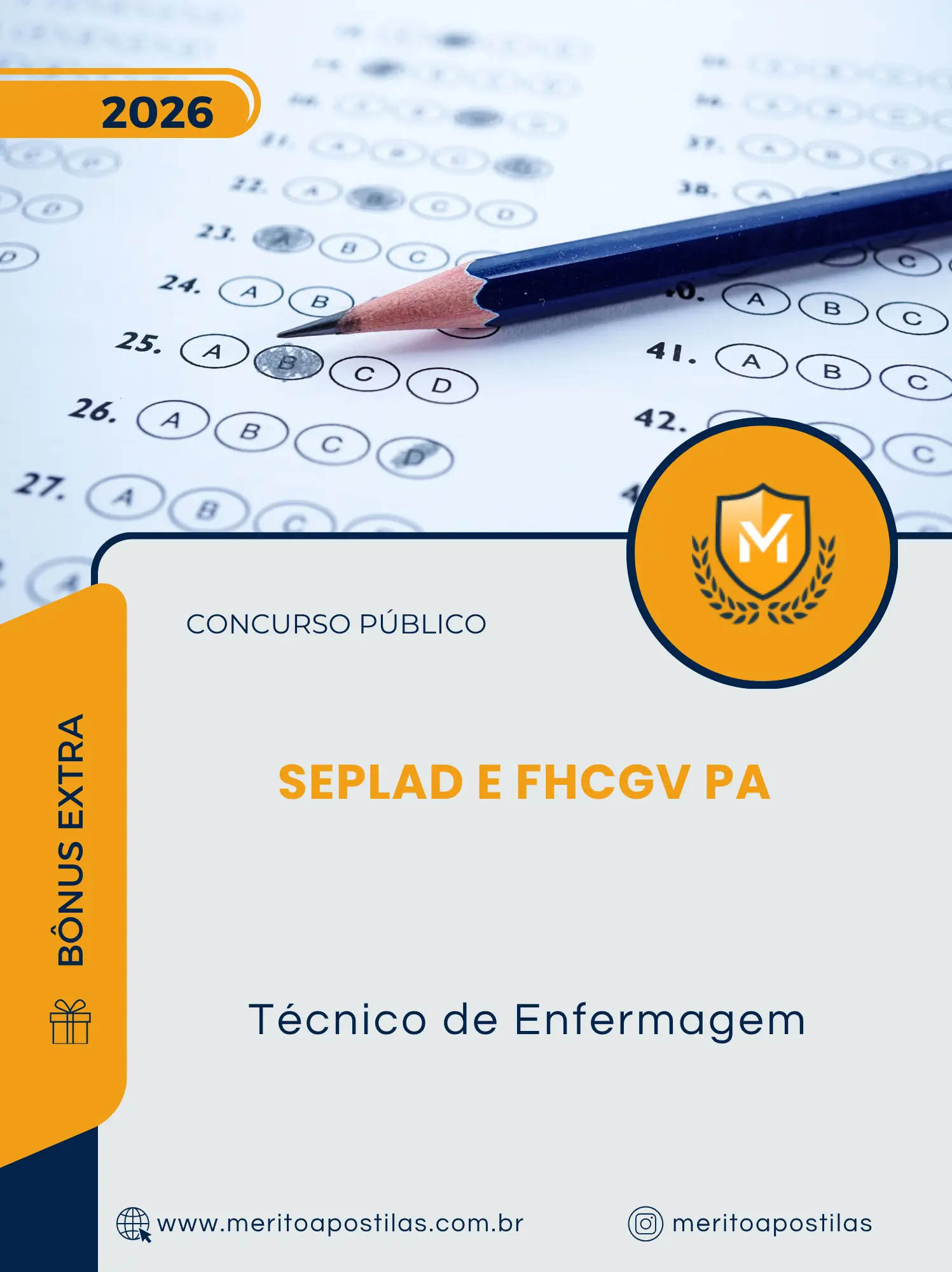 Apostila Técnico de Enfermagem Concurso Público SEPLAD e FHCGV PA 2026