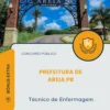 Apostila Técnico de Enfermagem Prefeitura de Areia PB 2026