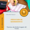 Apostila Técnico de Enfermagem 40 horas Prefeitura de Queimados RJ 2026