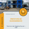 Apostila Técnico de Higiene Bucal PSF Prefeitura de Guaramirim SC 2026
