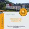 Apostila Técnico de Segurança do Trabalho Prefeitura de Ivaiporã PR 2026
