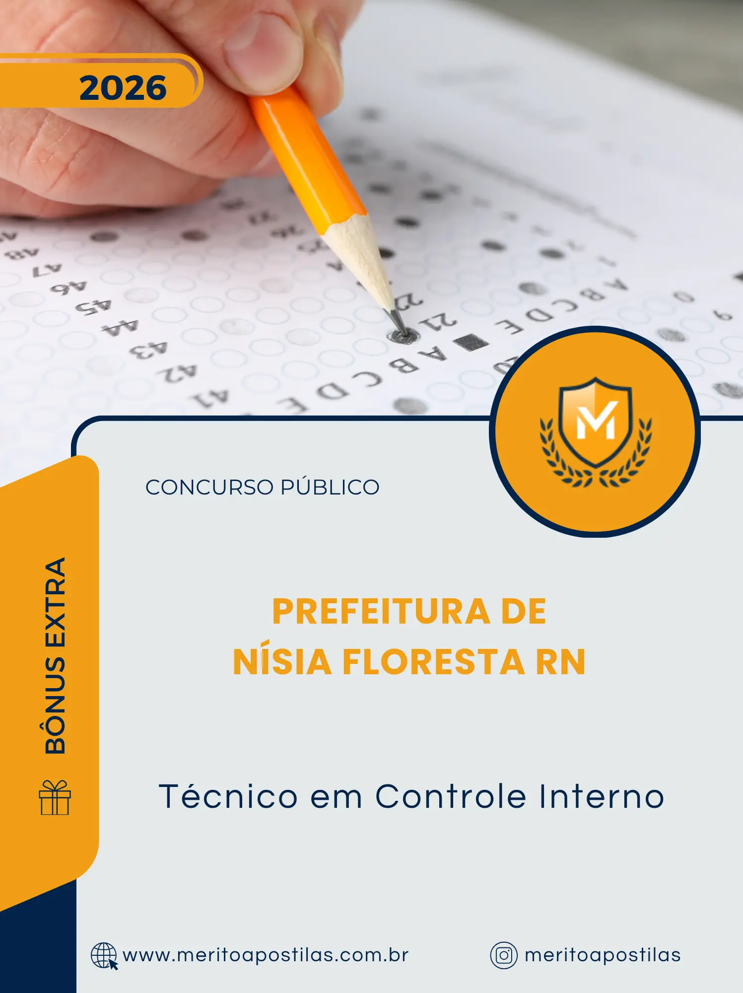 Apostila Técnico em Controle Interno Prefeitura de Nísia Floresta RN 2026