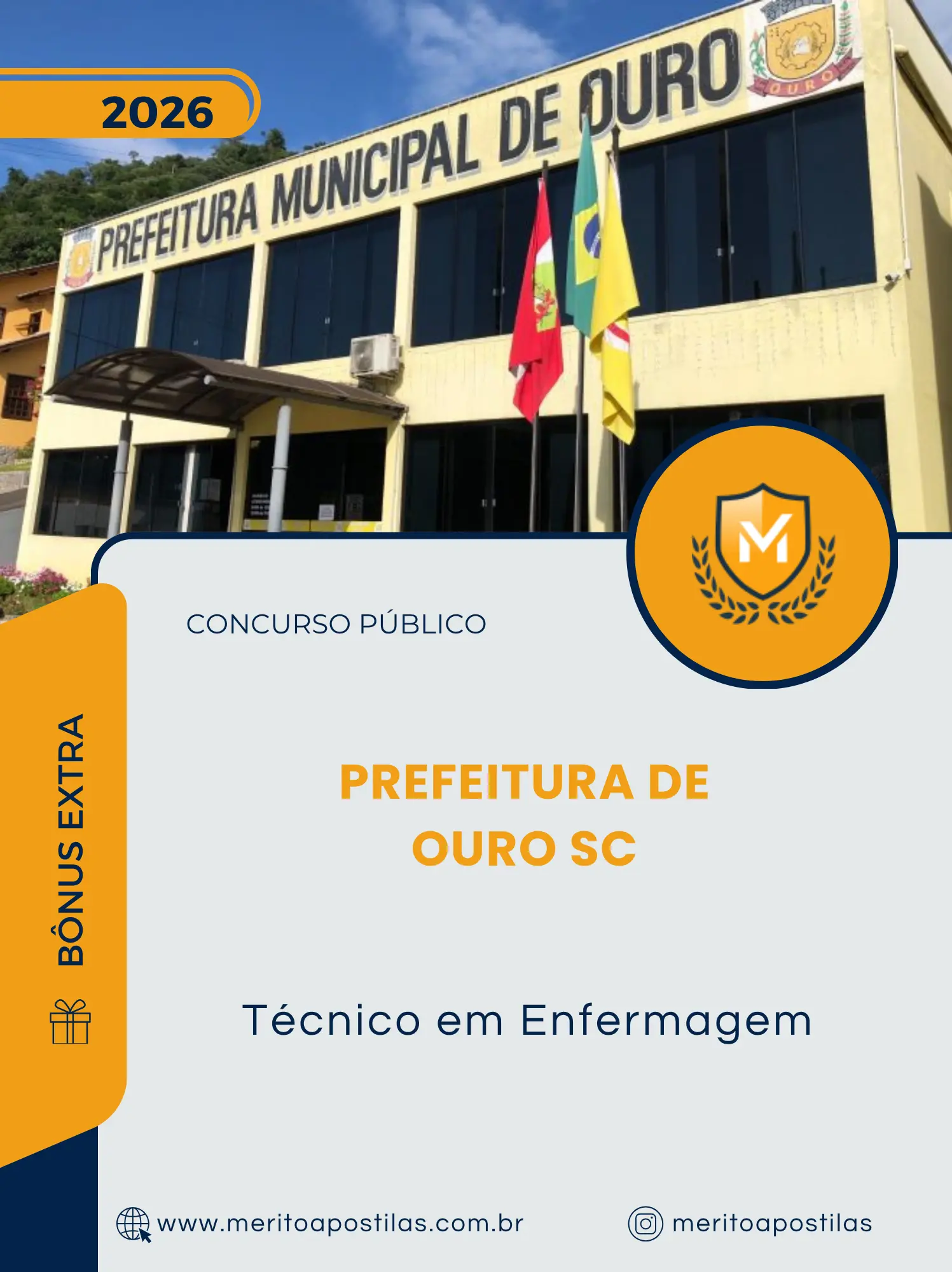 Apostila Técnico em Enfermagem Prefeitura de Ouro SC 2026