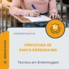 Apostila Técnico em Enfermagem Prefeitura de Santa Bárbara MG 2026