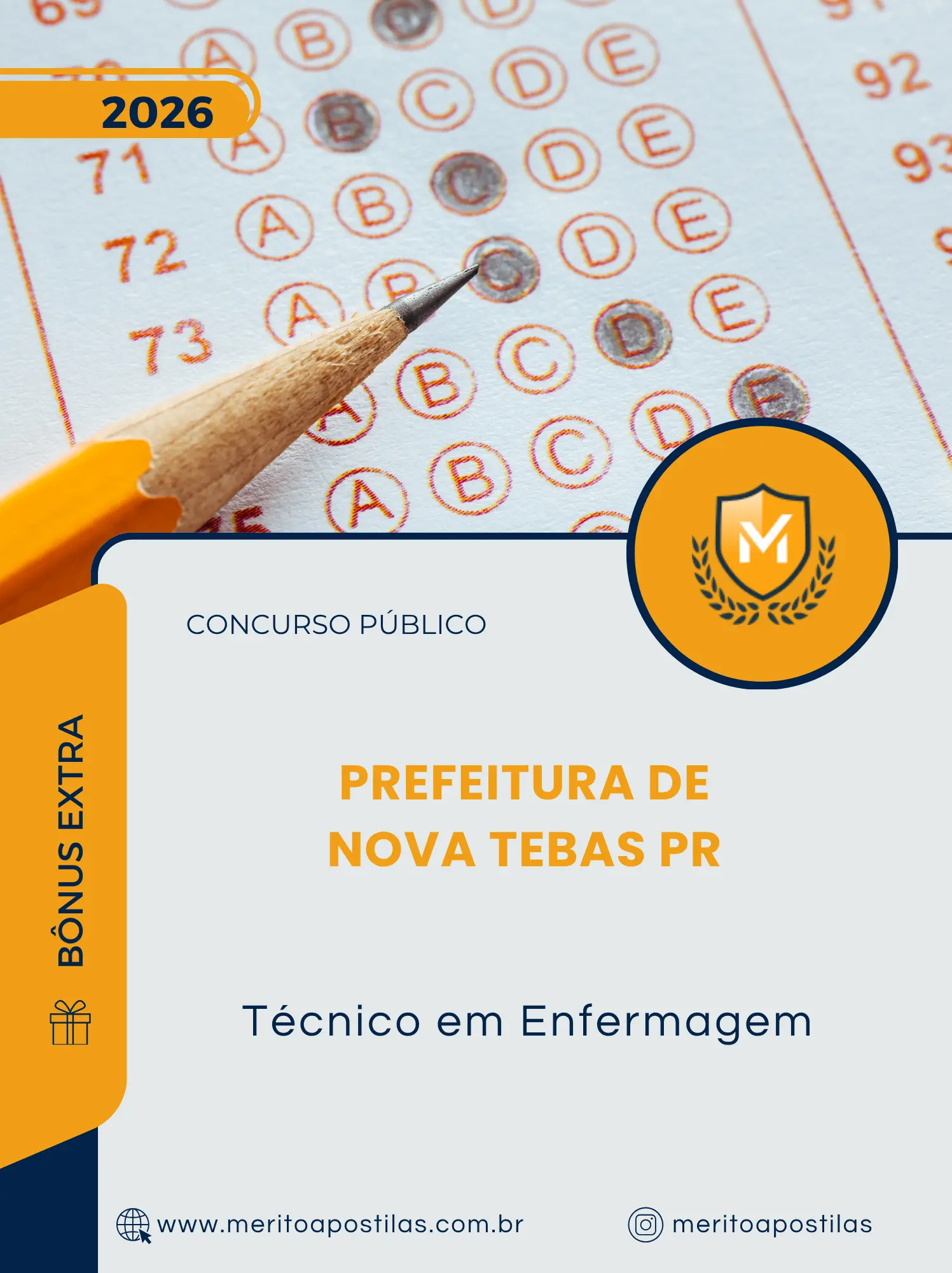 Apostila Técnico em Enfermagem Prefeitura de Nova Tebas PR 2026