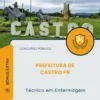 Apostila Técnico em Enfermagem Prefeitura de Castro PR 2026
