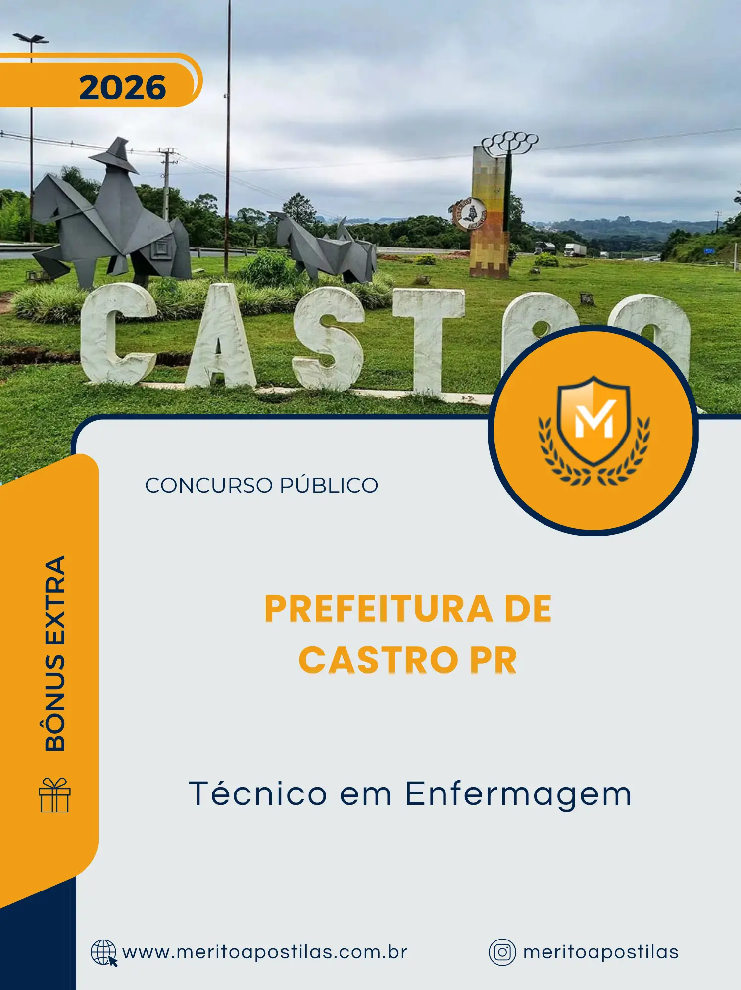 Apostila Técnico em Enfermagem Prefeitura de Castro PR 2026