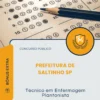 Apostila Técnico em Enfermagem Plantonista Prefeitura de Saltinho SP 2026