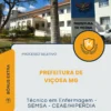 Apostila Técnico em Enfermagem - SEMSA - CEAE/HIPERDIA Prefeitura de Viçosa MG 2026