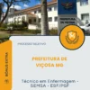 Apostila Técnico em Enfermagem - SEMSA - ESF/PSF Prefeitura de Viçosa MG 2026