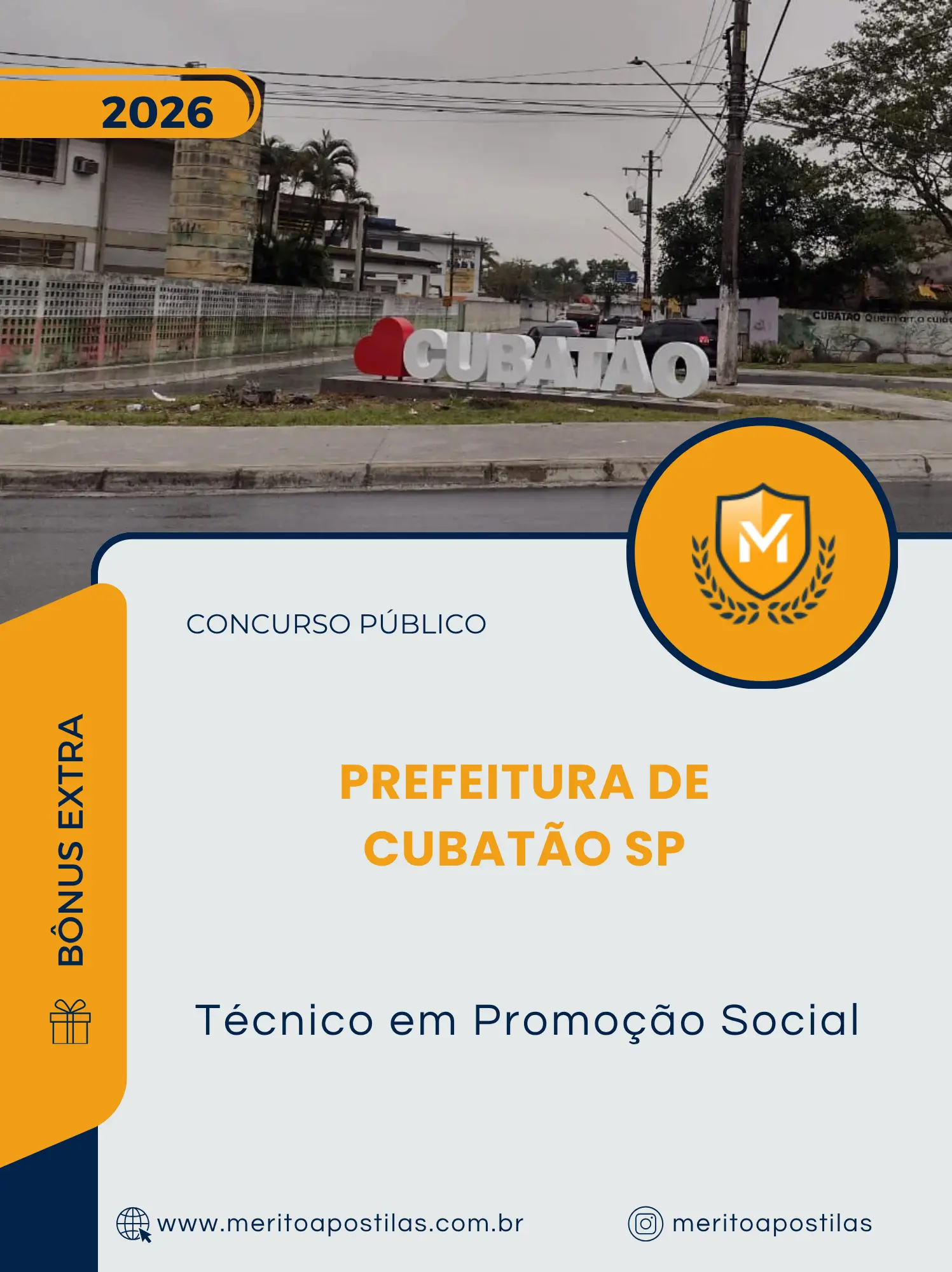 Apostila Técnico em Promoção Social Prefeitura de Cubatão SP 2026