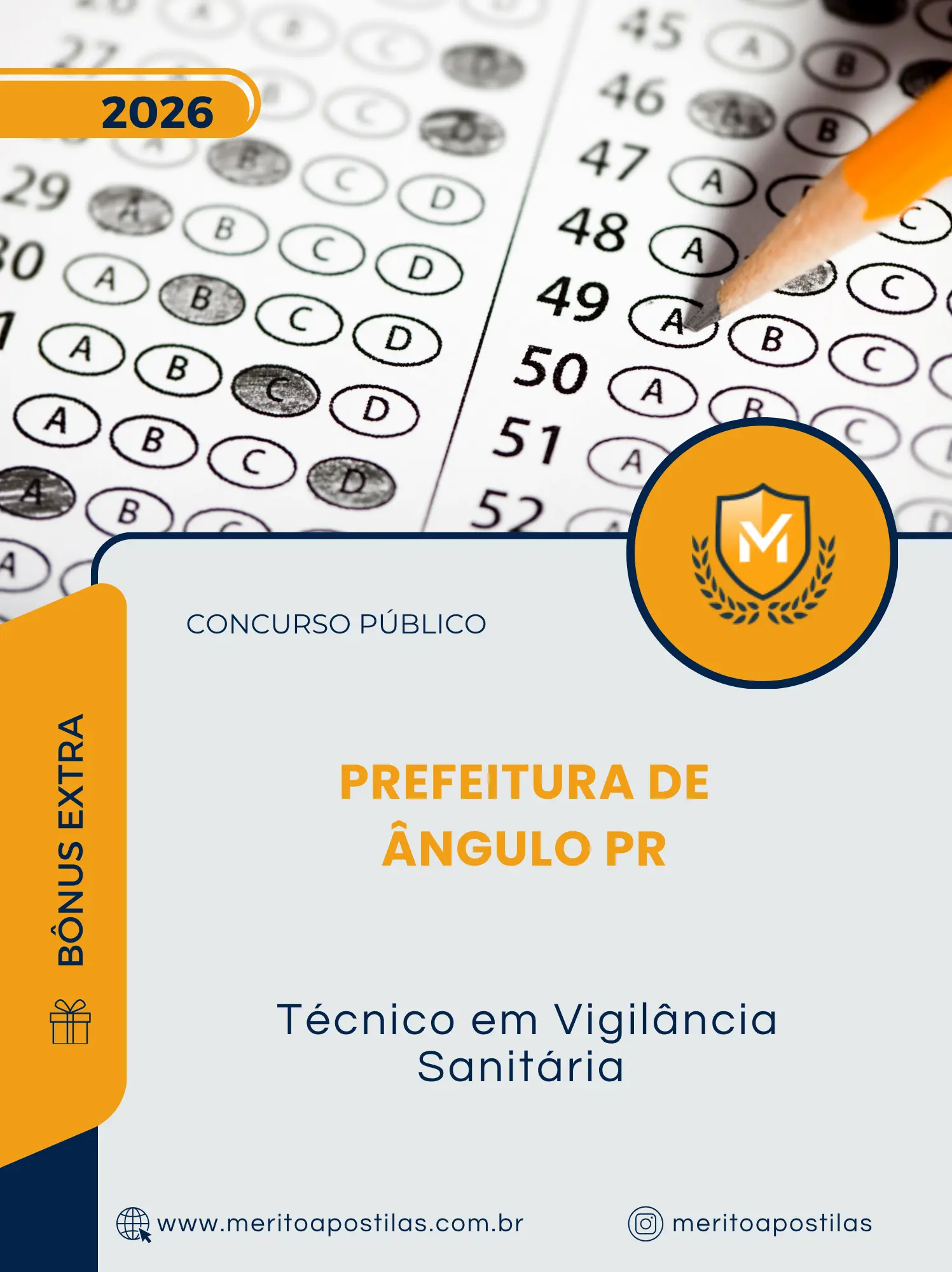 Apostila Técnico em Vigilância Sanitária Prefeitura de Ângulo PR 2026