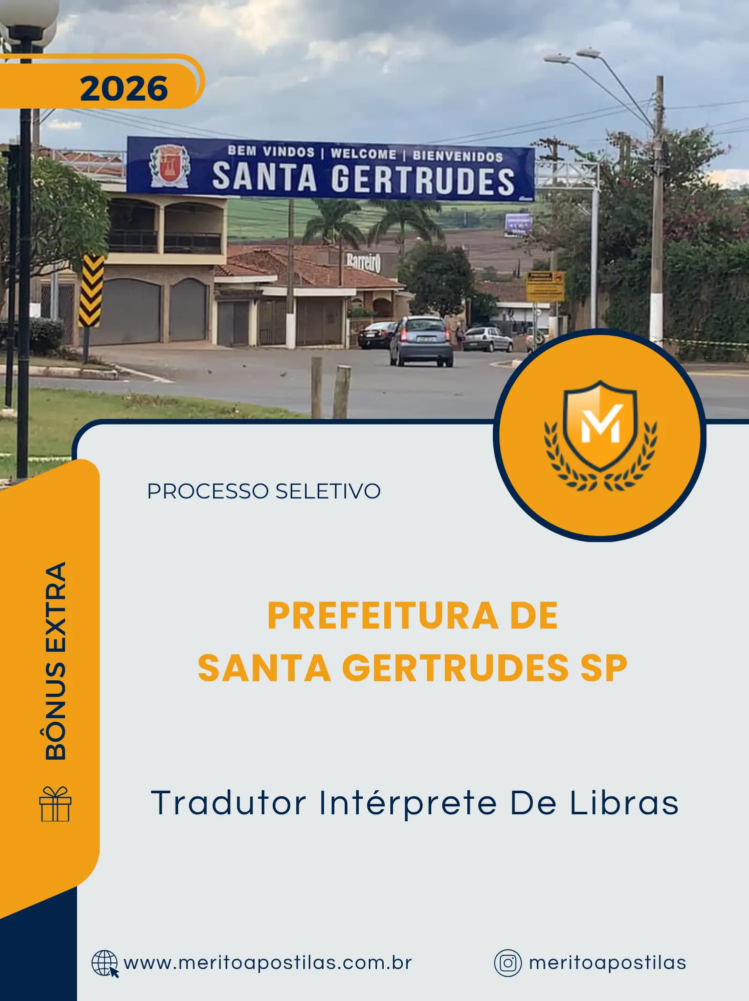 Apostila Tradutor Intérprete De Libras Prefeitura de Santa Gertrudes SP 2026