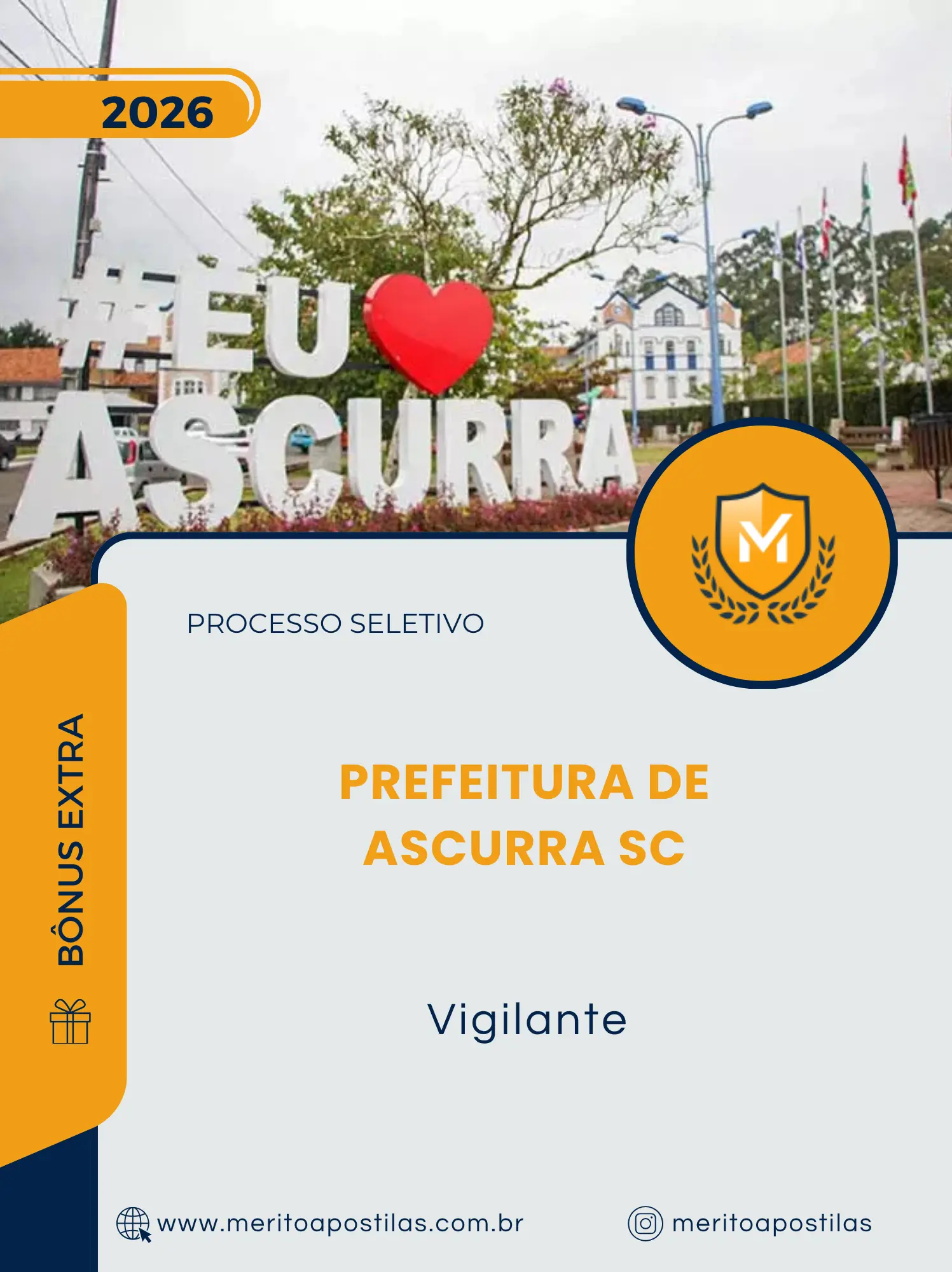 Apostila Vigilante Prefeitura de Ascurra SC 2026
