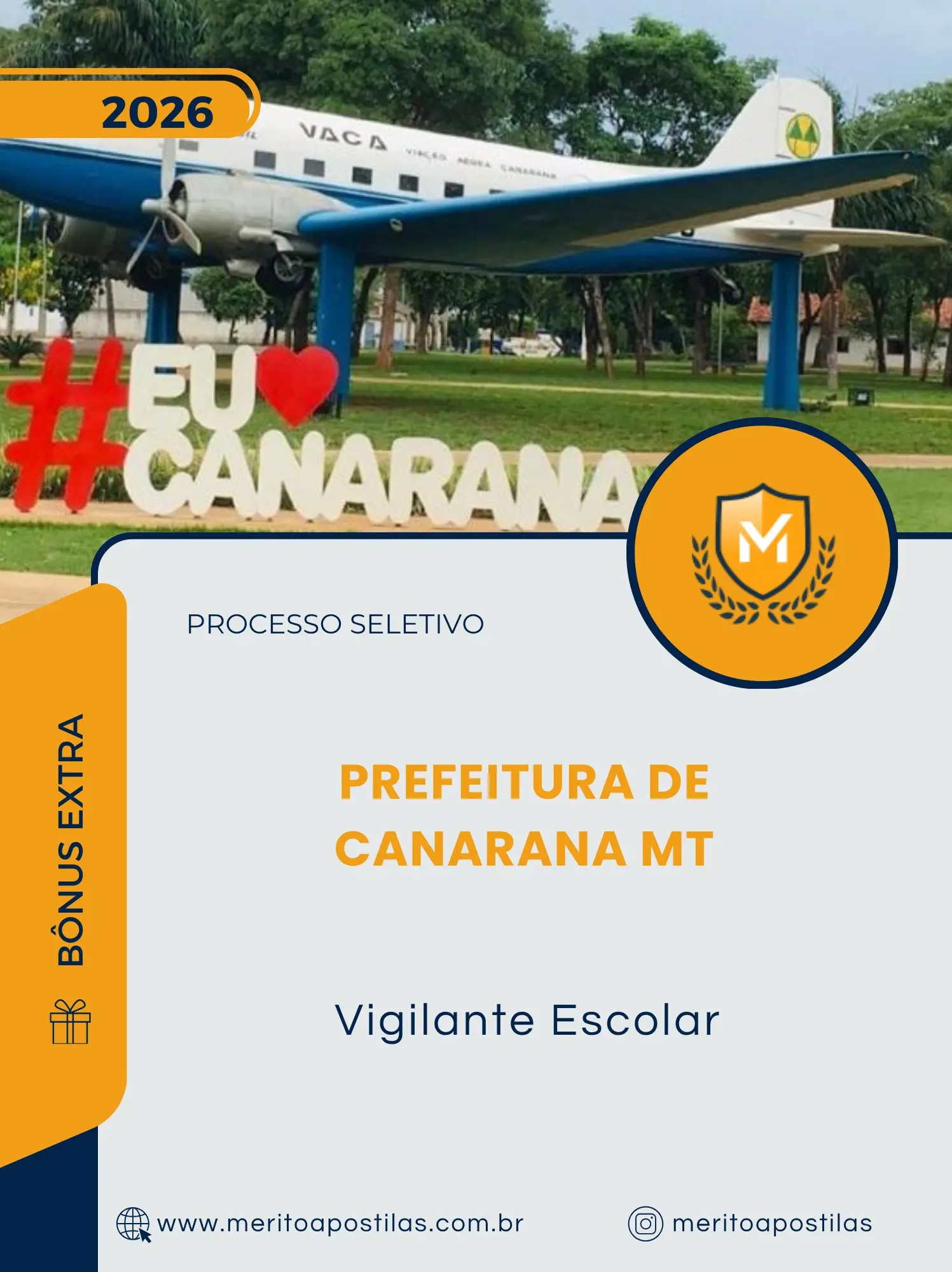 Apostila Vigilante Escolar Prefeitura de Canarana MT 2026