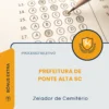 Apostila Zelador de Cemitério Prefeitura de Ponte Alta SC 2026