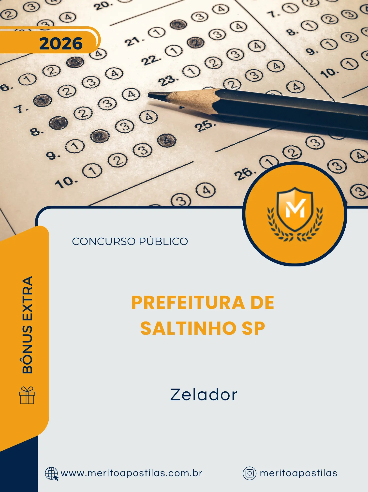 Apostila Zelador Prefeitura de Saltinho SP 2026