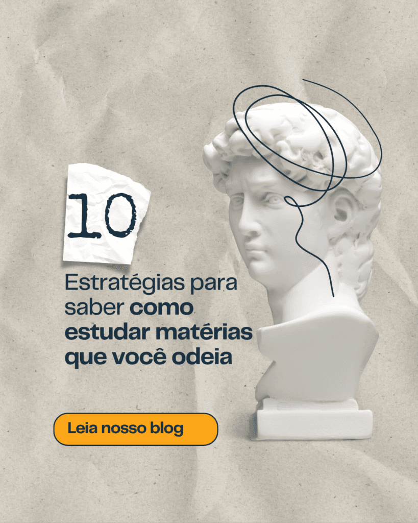 10 estratégias para saber como estudar matérias que você odeia