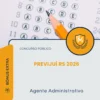Apostila Agente Administrativo Concurso Público PREVIJUÍ RS 2026