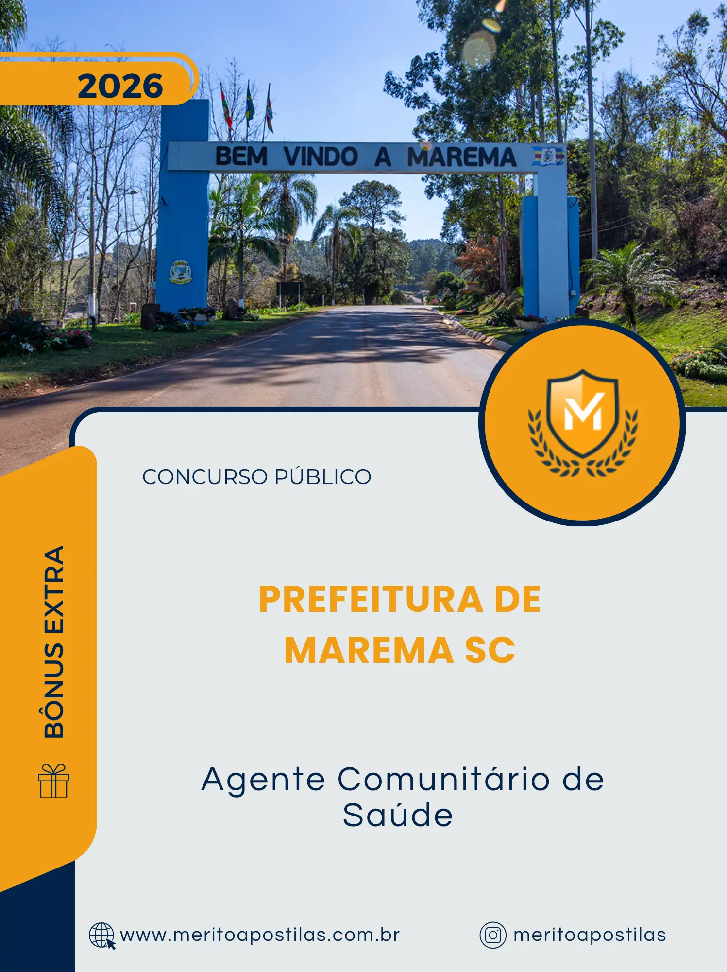 Apostila Agente Comunitário de Saúde Prefeitura de Marema SC 2026