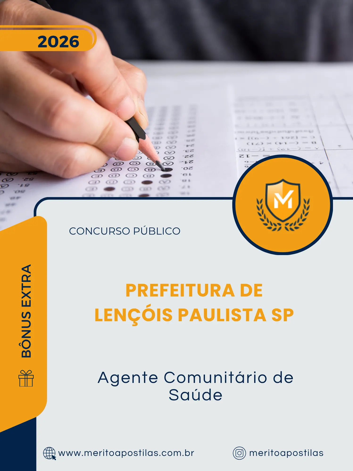 Apostila Agente Comunitário de Saúde Prefeitura de Lençóis Paulista SP 2026