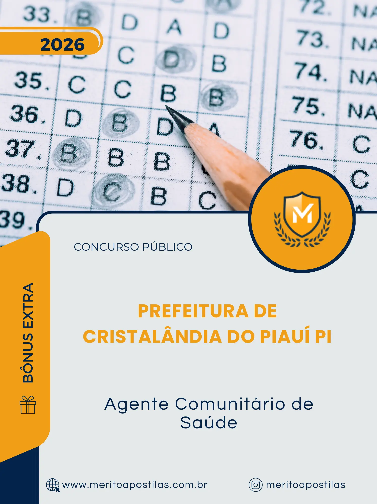 Apostila Agente Comunitário de Saúde Prefeitura de Cristalândia do Piauí PI 2026
