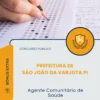 Apostila Agente Comunitário de Saúde Prefeitura de São João da Varjota PI 2026