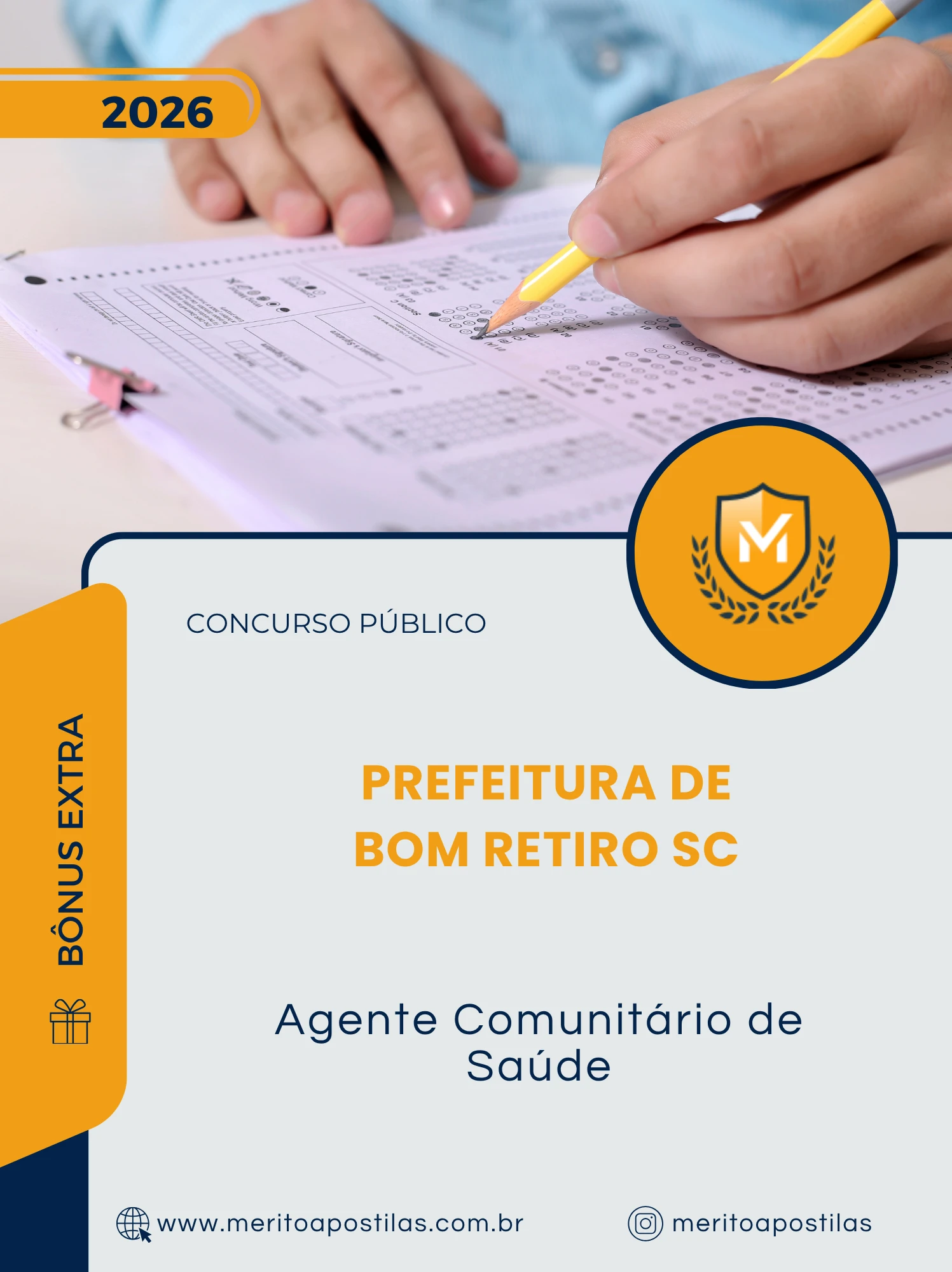 Apostila Agente Comunitário de Saúde Prefeitura de Bom Retiro SC 2026
