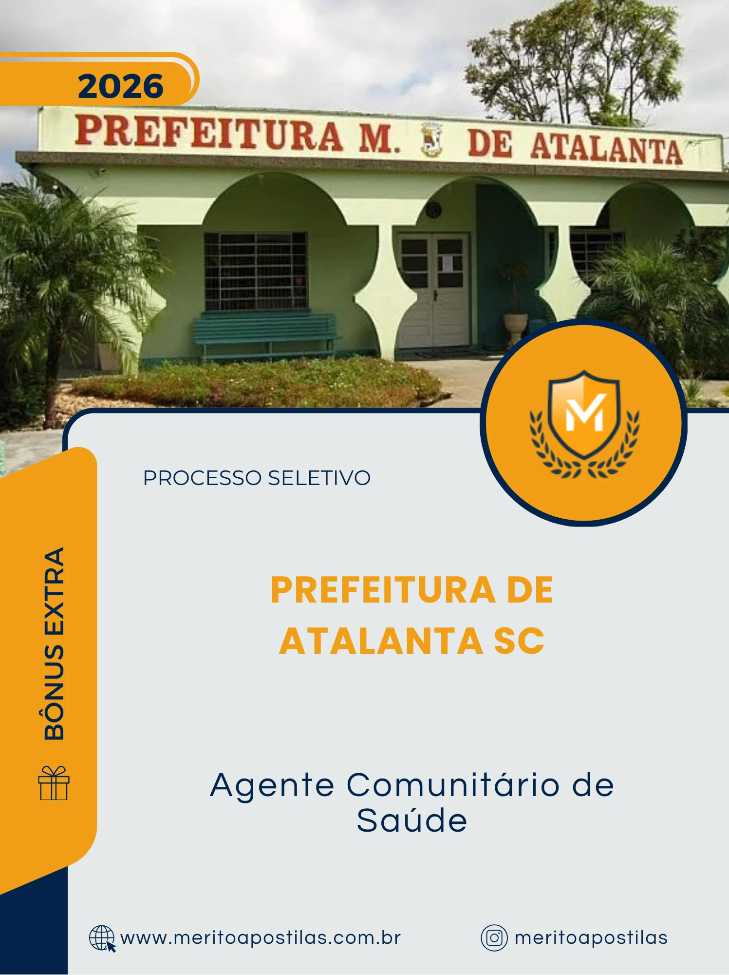 Apostila Agente Comunitário de Saúde Prefeitura de Atalanta SC 2026