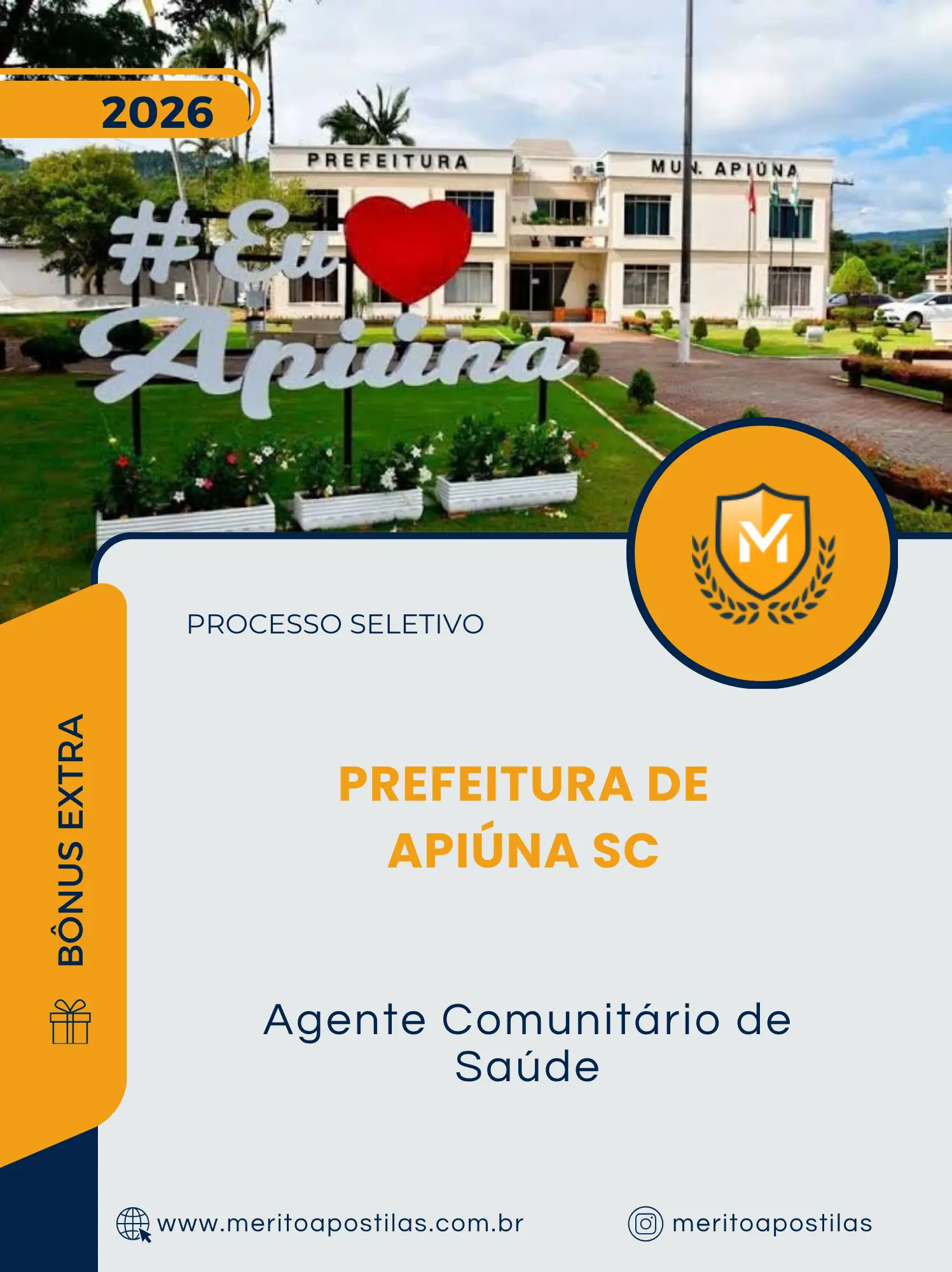 Apostila Agente Comunitário de Saúde Prefeitura de Apiúna SC 2026