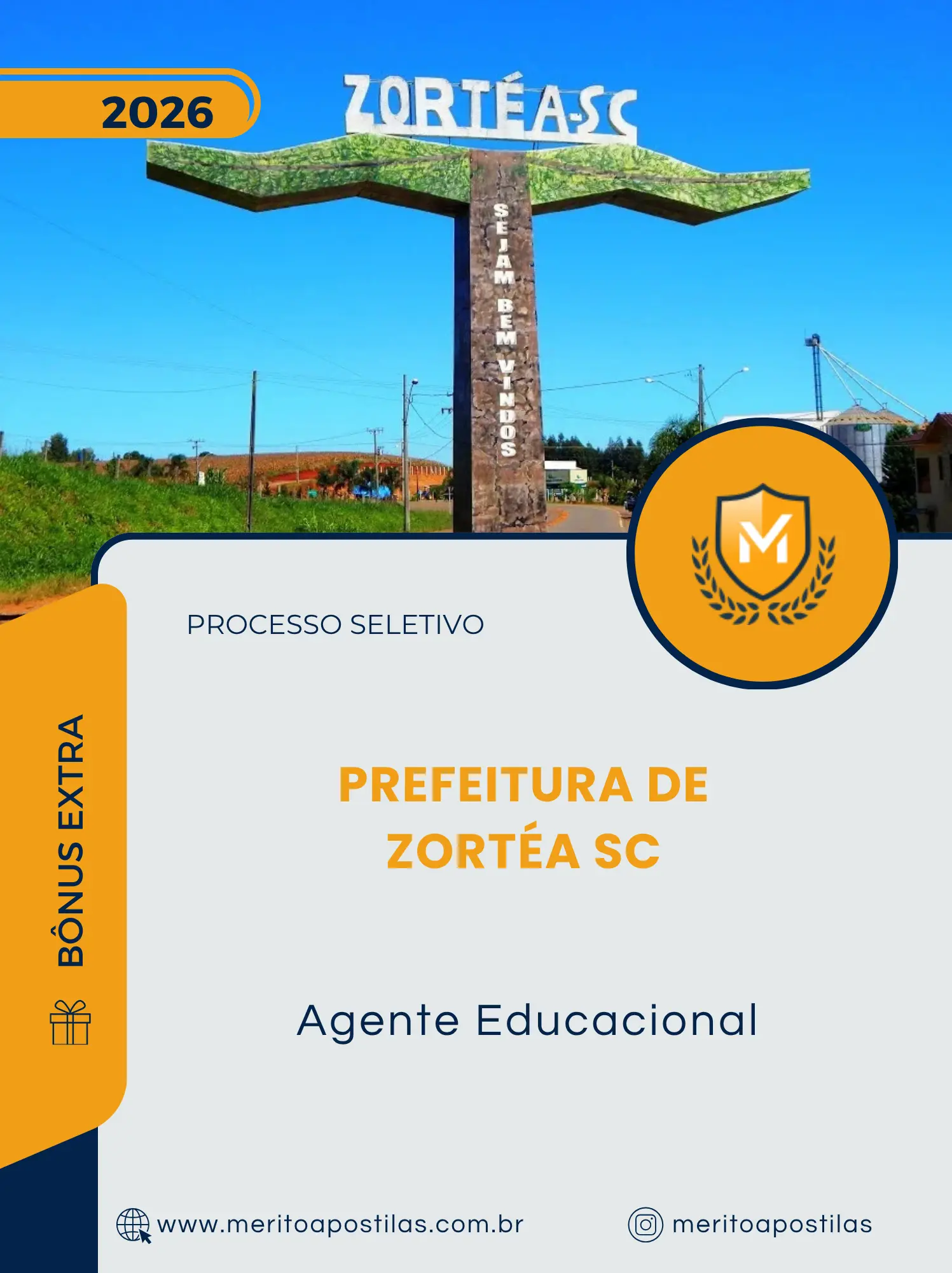 Apostila Agente Educacional Prefeitura de Zortéa SC 2026