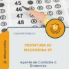 Apostila Agente de Combate à Endemias Prefeitura de Macedônia SP 2026