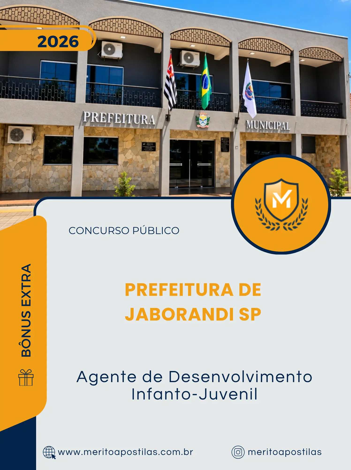 Apostila Agente de Desenvolvimento Infanto Juvenil Prefeitura de Jaborandi SP 2026