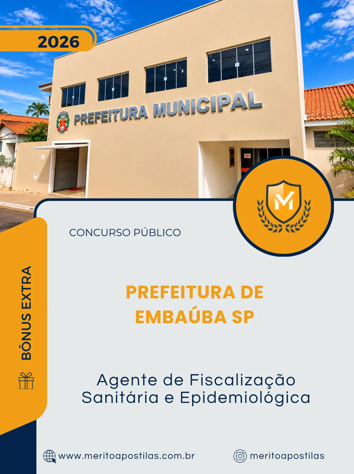 Apostila Agente de Fiscalização Sanitária e Epidemiológica Prefeitura de Embaúba SP 2026