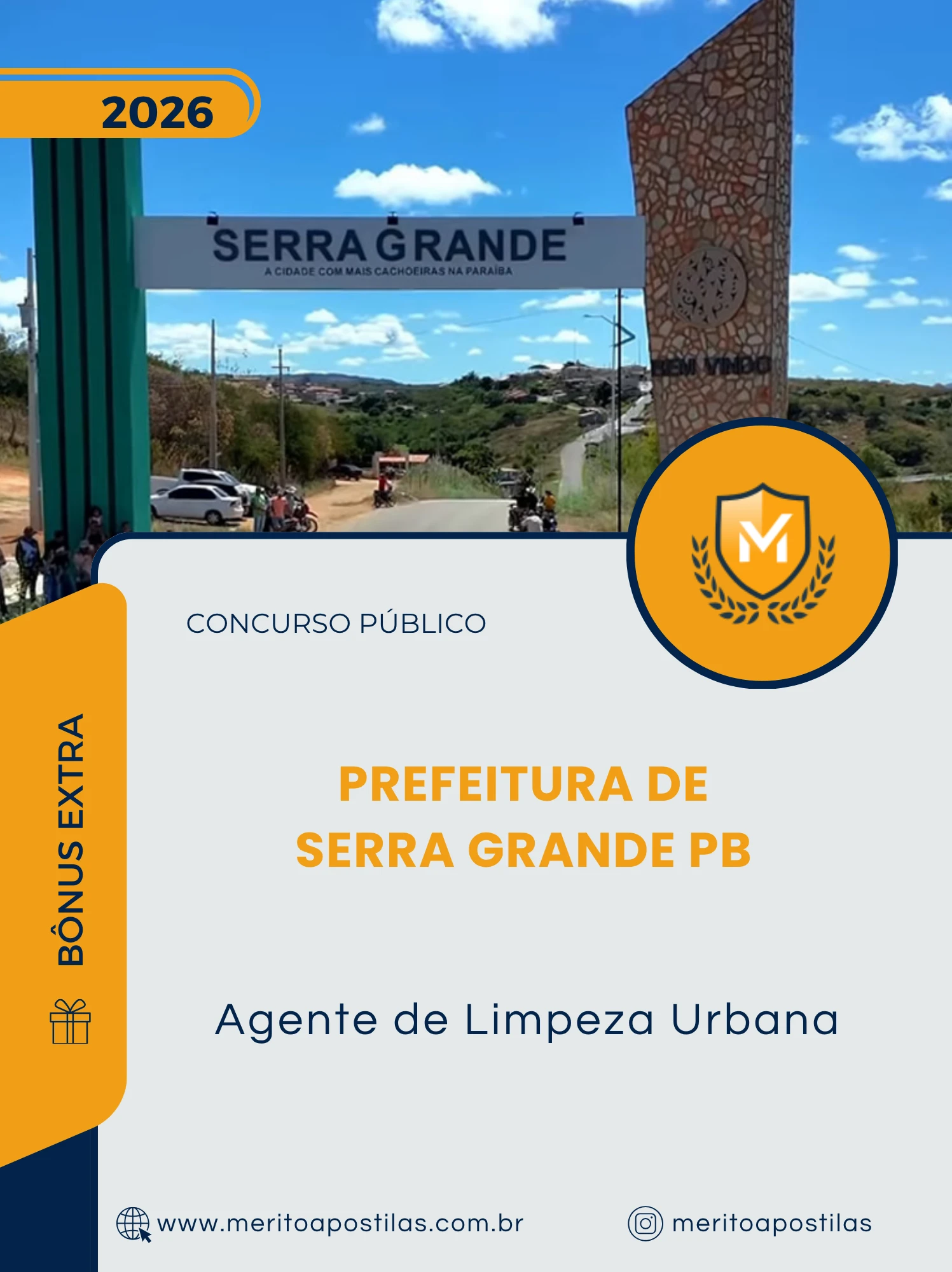 Apostila Agente de Limpeza Urbana Prefeitura de Serra Grande PB 2026