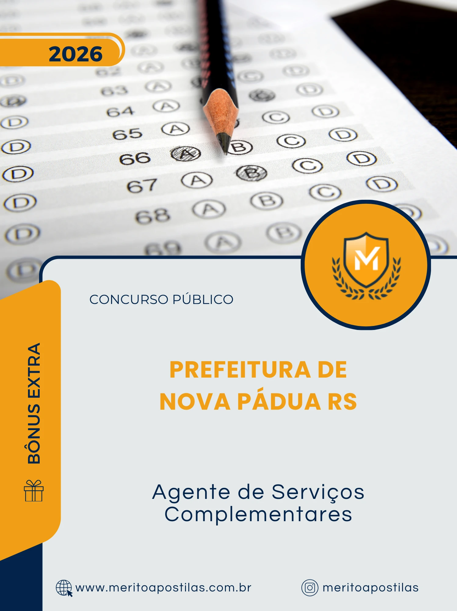 Apostila Agente de Serviços Complementares Prefeitura de Nova Pádua RS 2026