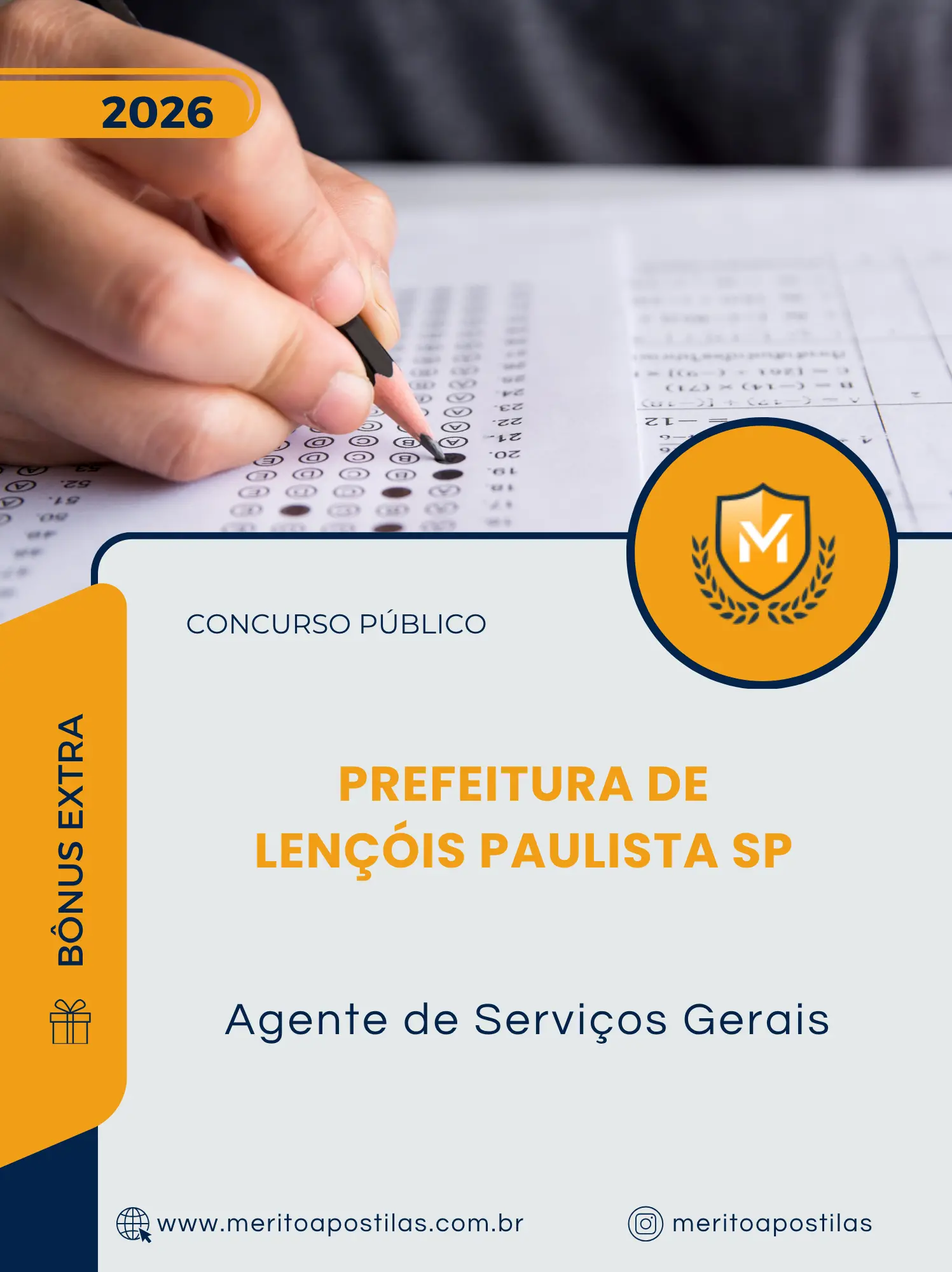 Apostila Agente de Serviços Gerais Prefeitura de Lençóis Paulista SP 2026