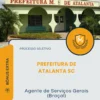 Apostila Agente de Serviços Gerais Braçal Prefeitura de Atalanta SC 2026