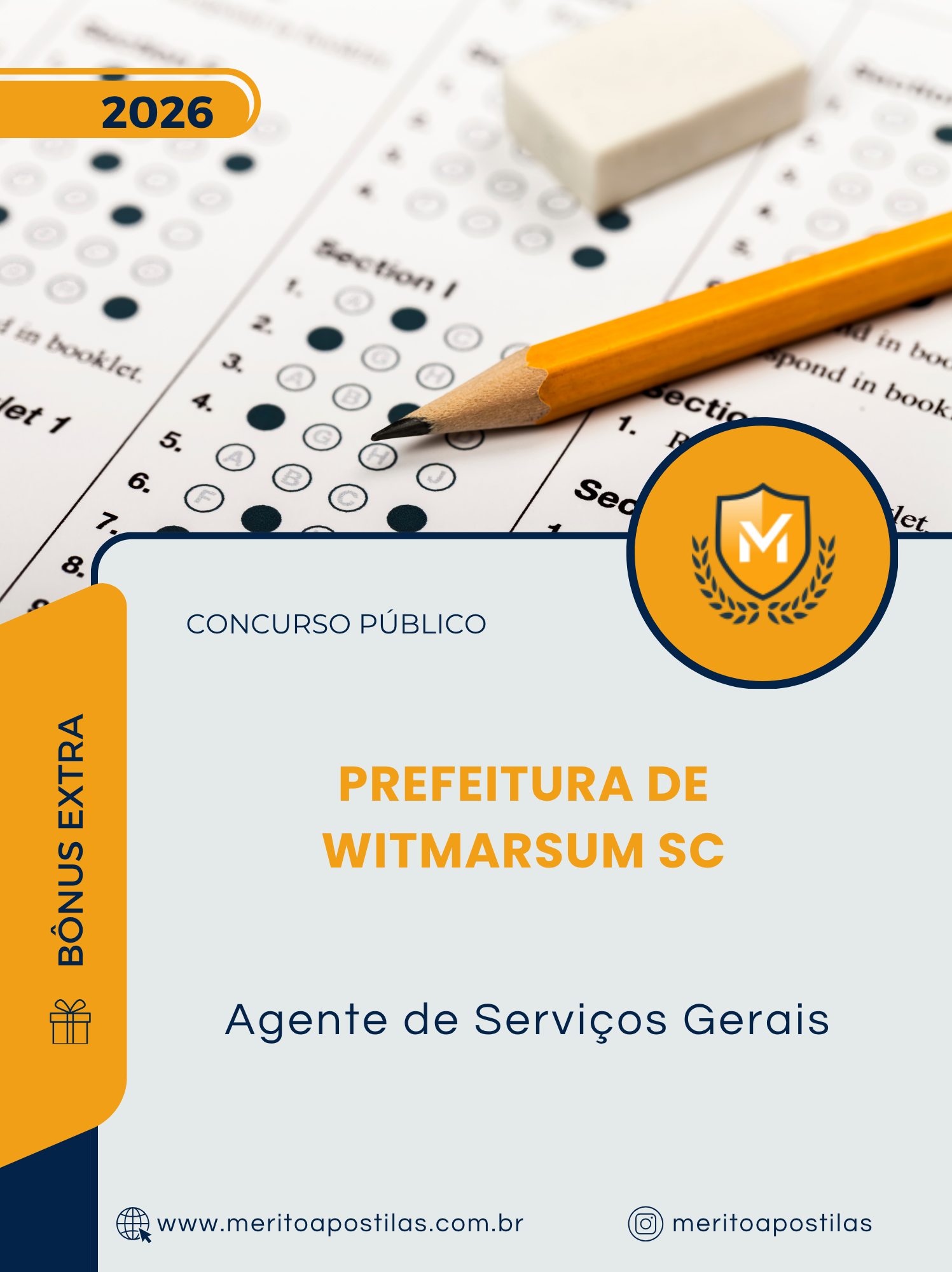 Apostila Agente de Serviços Gerais Prefeitura de Witmarsum SC 2026