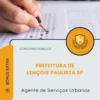Apostila Agente de Serviços Urbanos Prefeitura de Lençóis Paulista SP 2026