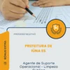 Apostila Agente de Suporte Operacional Limpeza Pública Prefeitura de Iúna ES 2026