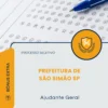 Apostila Ajudante Geral Prefeitura de São Simão SP 2026