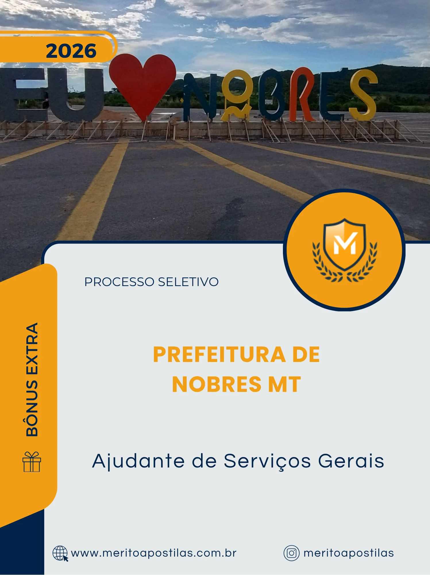 Apostila Ajudante de Serviços Gerais Prefeitura de Nobres MT 2026