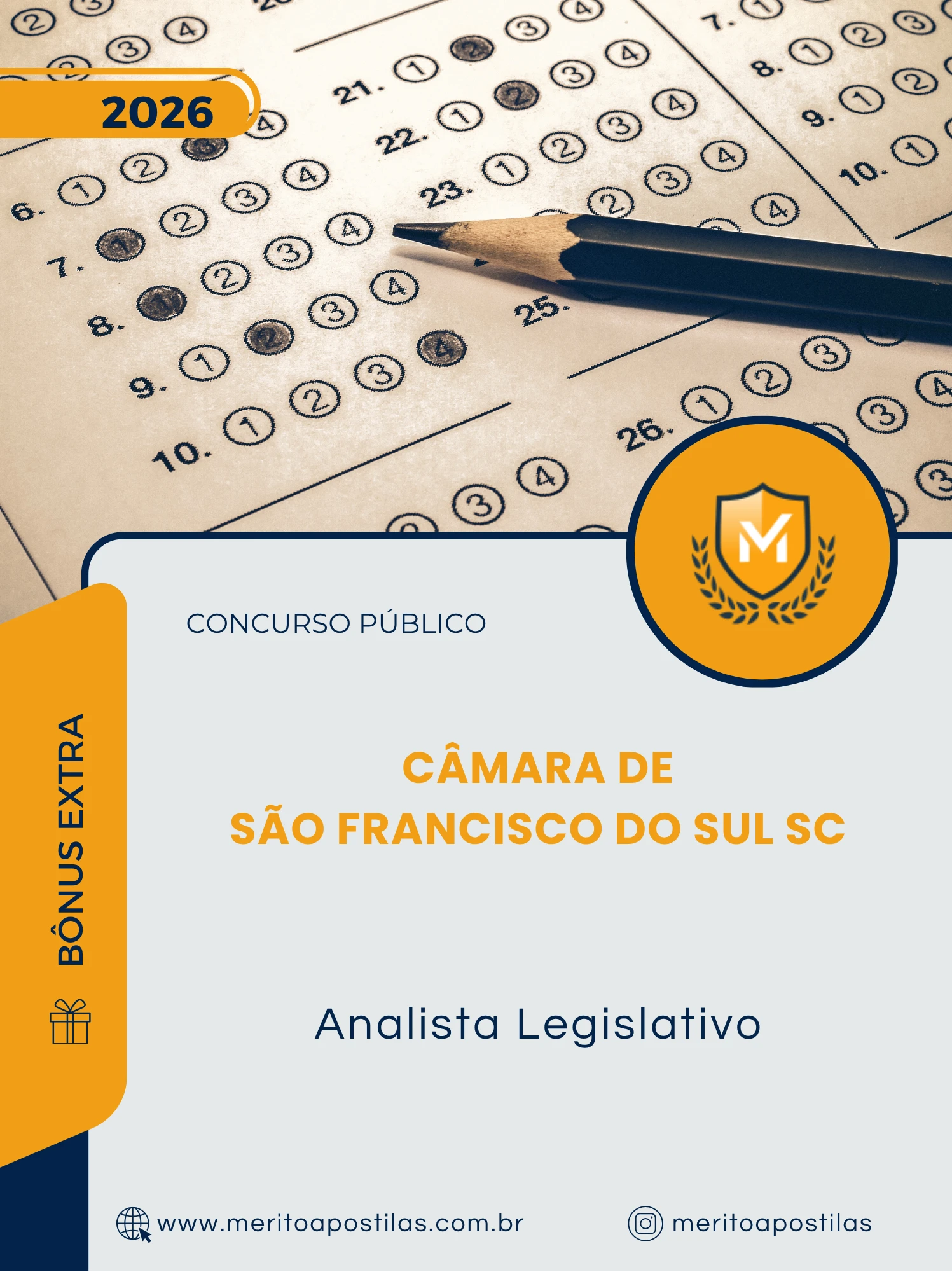 Apostila Analista Legislativo Câmara de São Francisco do Sul SC 2026